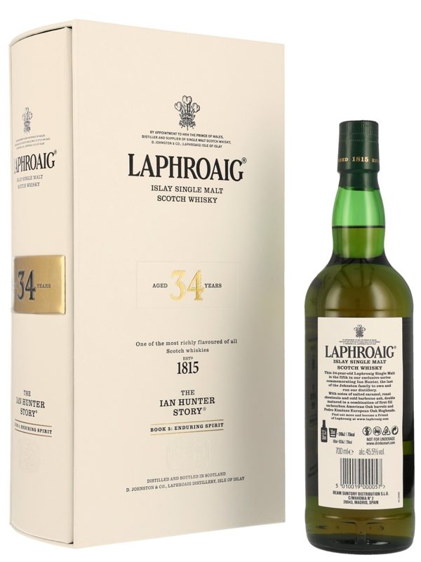 Laphroaig 34 Jahre - The Ian Hunter Story - Book 5: Enduring Spirit - Islay Single Malt Scotch Whisky