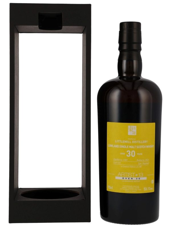 Littlemill über 30 Jahre - Vintage 1989 - Artist Edition #13 - Hogshead - Cask No. 29 - Limited Edition - Over 30 - La Maison du Whisky - Lowland Single Malt Scotch Whisky