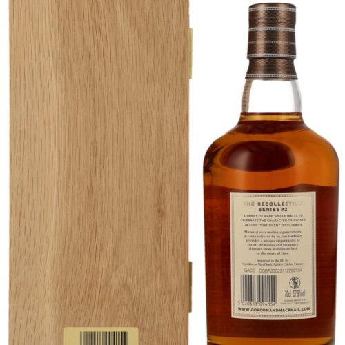 Inverleven 38 Jahre - Vintage 1985 - Refill Bourbon Barrel Cask No. 563 - Batch 23/020 - The Recollection Series # 2 - Connoisseurs Choice - Cask Strength - Gordon & MacPhail - Single Malt Scotch Whisky