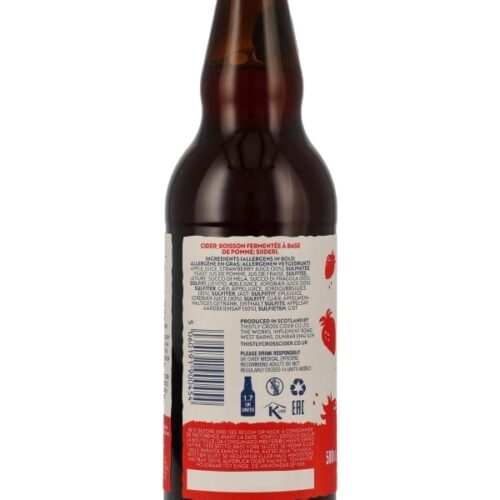 Thistly Cross Cider - Strawberry - Scottish Cider - 0,5l 1 Thistly Cross Cider - Strawberry - Scottish Cider - 0,5l