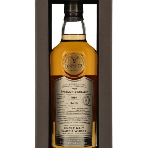 Balblair 26 Jahre - Vintage 1997 - Refill Bourbon Barrel No. 1884 - Batch 23/190 - Gordon & McPhail Connoisseurs Choice - Single Malt Scotch Whisky