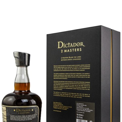 Dictador 2 Masters 45 Jahre - Vintage 1979 - American Oak from Quintessence Casks Finish - Batch 79-341 – Columbian Aged Rum