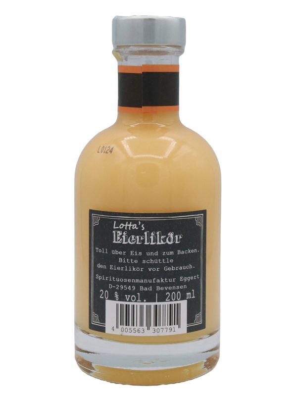 Lotta's Eierlikör mit Orange - 200 ml - Spirituosenmanufaktur Eggert R Lotta's Eierlikör mit Orange - 200 ml - Spirituosenmanufaktur Eggert