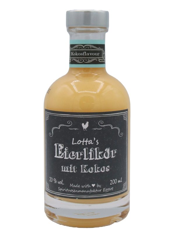Lottas Eierlikör mit Kokos - 200 ml - Eggert