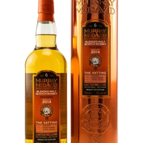 Peatside 6 Jahre - Vintage 2014 - Bourbon Hogshead & 1st Fill PX + Bourbon Finish - Batch #5 - Murray McDavid - The Vatting - Limited Release - Blended Malt Scotch Whisky Peatside 6 Jahre - Vintage 2014 - Bourbon Hogshead & 1st Fill PX + Bourbon Finish - Batch #5 - Murray McDavid - The Vatting - Limited Release - Blended Malt Scotch Whisky