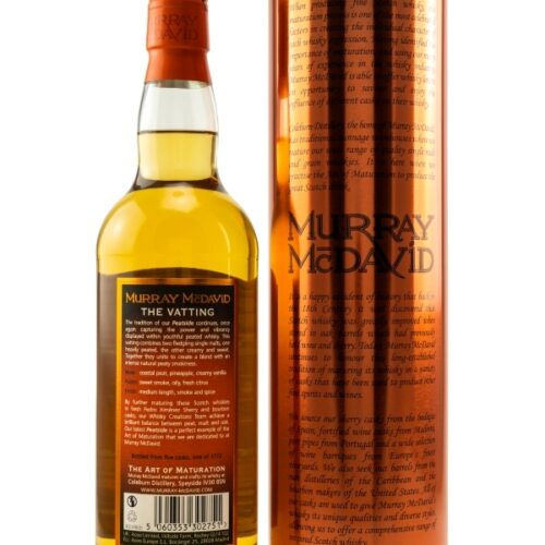 Peatside 6 Jahre - Vintage 2014 - Bourbon Hogshead & 1st Fill PX + Bourbon Finish - Batch #5 - Murray McDavid - The Vatting - Limited Release - Blended Malt Scotch Whisky R Peatside 6 Jahre - Vintage 2014 - Bourbon Hogshead & 1st Fill PX + Bourbon Finish - Batch #5 - Murray McDavid - The Vatting - Limited Release - Blended Malt Scotch Whisky
