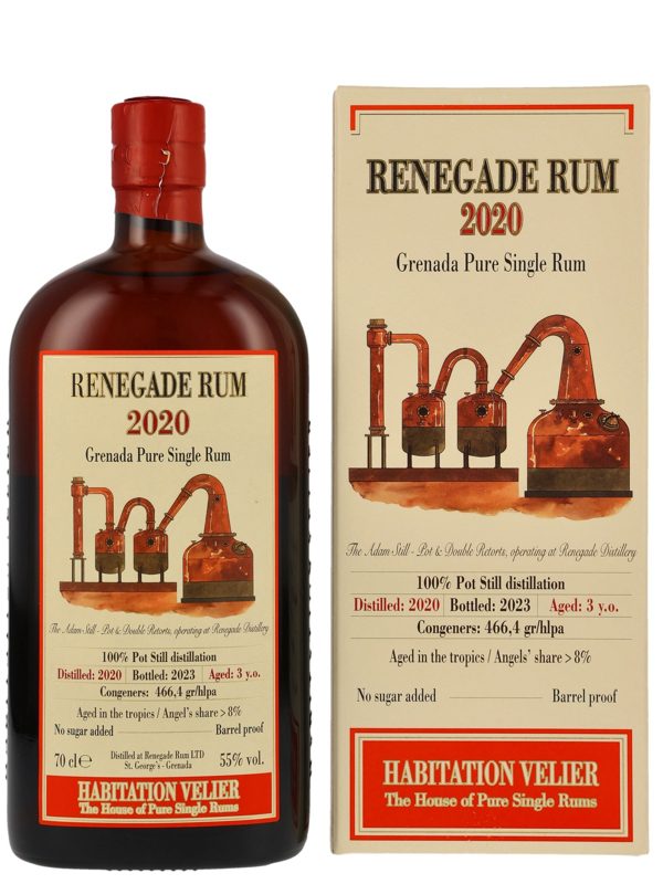Renegade 3 Jahre - Vintage 2020 - Grenada Pure Single Rum
