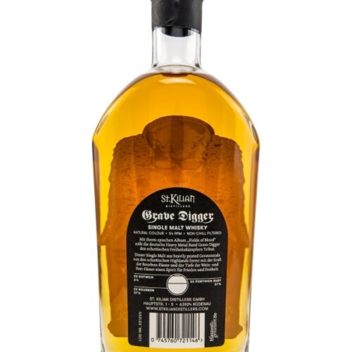 St. Kilian - Grave Digger - Fields of Blood - Heavily Peated - Single Malt Whisky R St. Kilian - Grave Digger - Fields of Blood - Heavily Peated - Single Malt Whisky