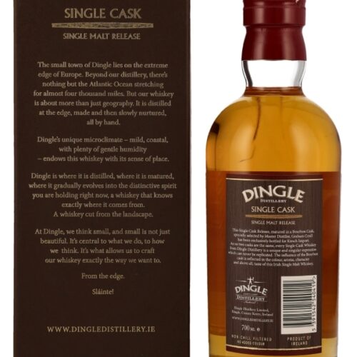 Dingle 8 Jahre - Vintage 2015 - Bourbon Cask - Bottled Exclusively For Kirsch Import - Cask Strength - Single Malt Release - Irish Whiskey R Dingle 8 Jahre - Vintage 2015 - Bourbon Cask - Bottled Exclusively For Kirsch Import - Cask Strength - Single Malt Release - Irish Whiskey
