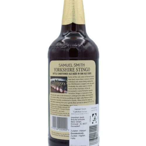 Samuel Smith's - Yorkshire Stingo - Strong Ale - 0,55l_R Samuel Smith's - Yorkshire Stingo - Strong Ale - 0,55l
