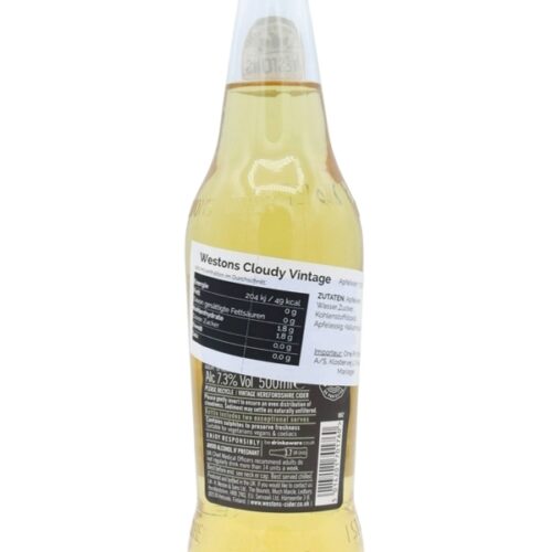 Westons Cider - Cloudy Vintage - Medium Dry - Apple Cider - 0,5l