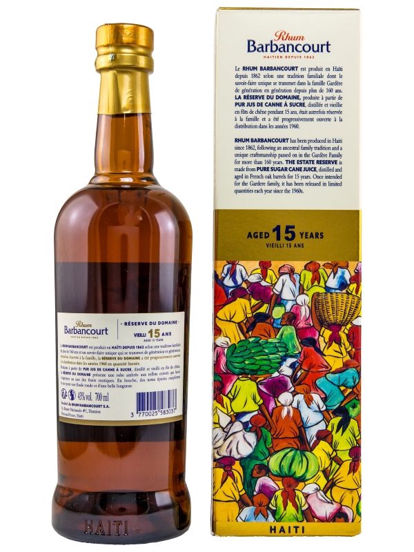 Barbancourt - 15 Jahre - Réserve du Domaine - Haiti Rhum