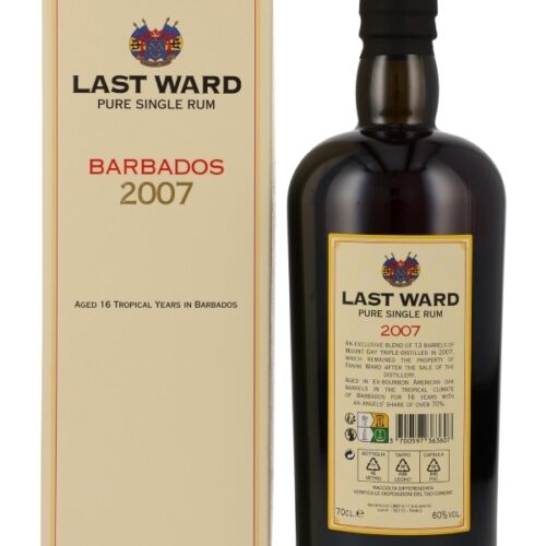 Last Ward 16 Jahre - Vintage 2007 - Barbados - Pure Single Rum R Last Ward 16 Jahre - Vintage 2007 - Barbados - Pure Single Rum