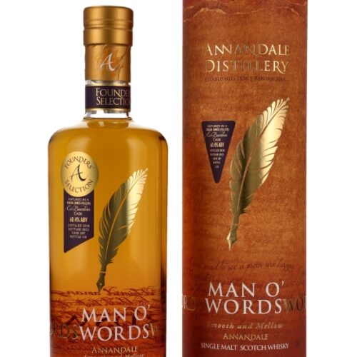 Annandale 2018 - Man O' Words - Founders Selection - Ex-Bourbon Cask - Cask #207 - Single Malt Scotch Whisky