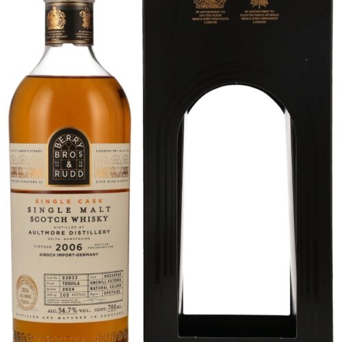 Aultmore - Vintage 2006 - Hogshead Cask No. 03033 - Single Cask - Kirsch-Import Germany - Berry Bros. & Rudd - Speyside Single Malt Scotch Whisky