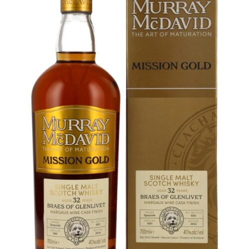 Braes of Glenlivet 32 Jahre - Vintage 1991 - Margaux Wine Cask Finish - Murray McDavid - Mission Gold - Limited Release - Speyside Single Malt Scotch Whisky
