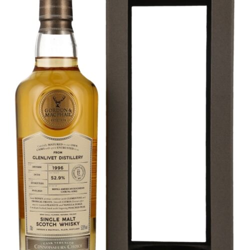 Glenlivet 27 Jahre - Vintage 1996 - Refill American Hogshead - Cask No. 62862 - Gordon & McPhail - Connoisseurs Choice - Single Malt Scotch Whisky