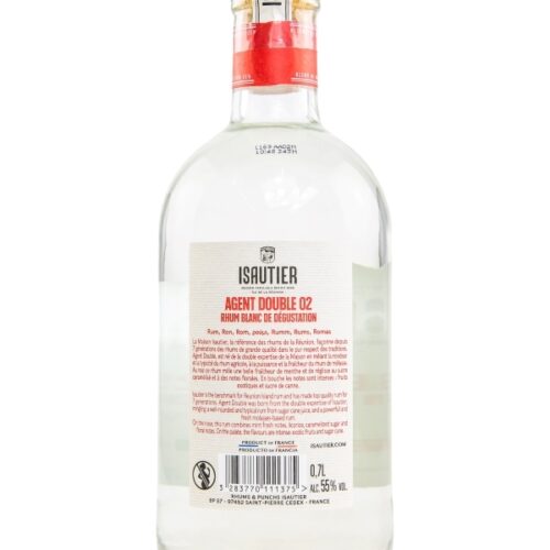 Isautier - Agent Double 02 - Rhum Blanc de Dégustation - Rhum de la Réunion