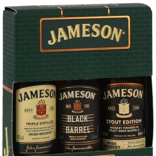 Jameson Tri-Pack - Smooth Runs In The Family - 3 x 50 ml - Irish Whiskey