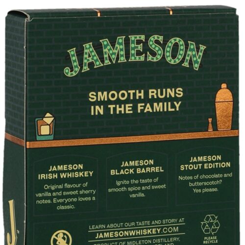 Jameson Tri-Pack - Smooth Runs In The Family - 3 x 50 ml - Irish Whiskey