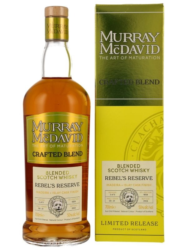 Rebel's Reserve - Madeira & Islay Cask Finish - Murray McDavid - Crafted Blend - Limited Release - Blended Scotch Whisky
