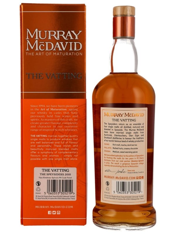 The Speysiders 13 Jahre - Vintage 2010 - Ximénez Spinola PX Cask Finish - Murray McDavid - The Vatting - Limited Release - Blended Malt Scotch Whisky