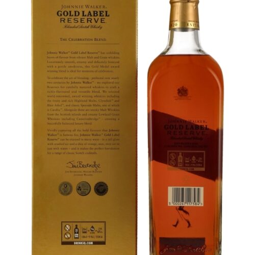 Johnnie Walker - Gold Label - The Master Blender's Reserve - 1 Liter - Blended Scotch Whisky