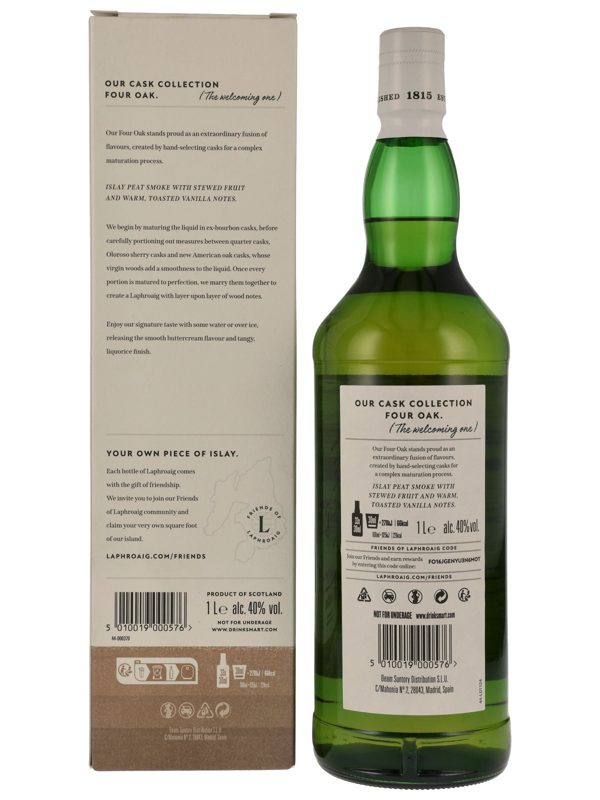 Laphroaig Four Oak - Cask Collection - Single Malt Scotch Whisky Laphroaig Four Oak - Cask Collection - Single Malt Scotch Whisky