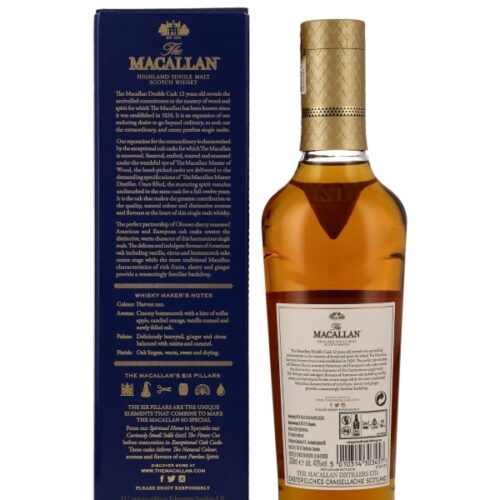 The Macallan 12 Jahre - Double Cask - Macallan Distillery Bottling - 350 ml - Single Malt Scotch Whisky