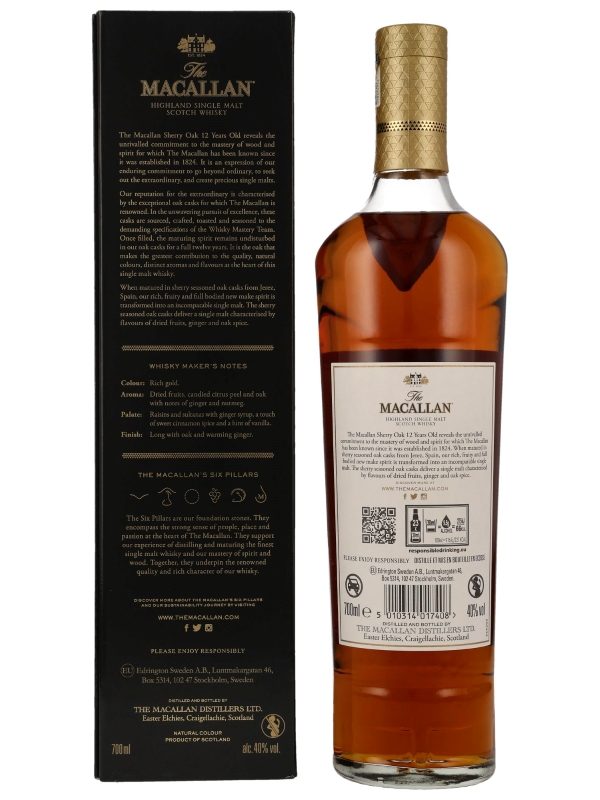 Macallan 12 Jahre - Sherry Oak Cask - neue Ausstattung