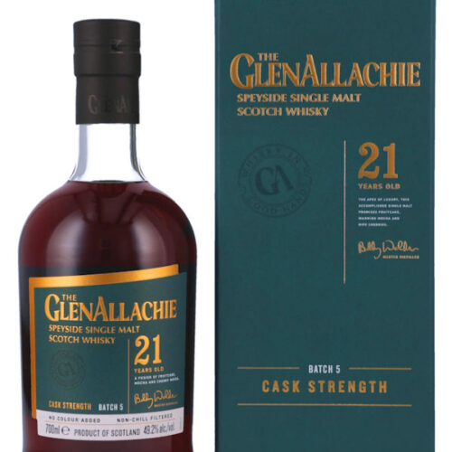 Glenallachie 21 Batch 5 Front Produktbild Glenallachie 21 Jahre - Batch 5 - Cask Strength - Speyside Single Malt Scotch Whisky