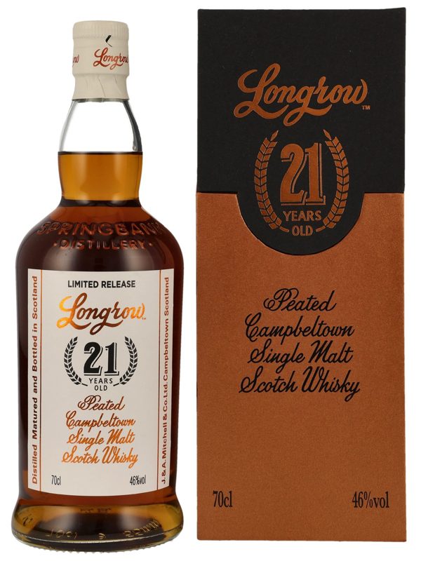 Longrow 21 Jahre - Limited Release - Peated Campbeltown Single Malt Scotch Whisky