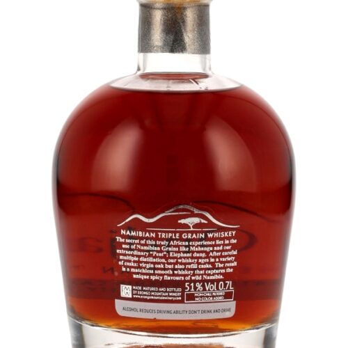 Ondjaba - Signature Edition No. 1 - Namibian Whiskey - Namibian Triple Grain Whiskey R Ondjaba - Signature Edition No. 1 - Namibian Whiskey - Namibian Triple Grain Whiskey