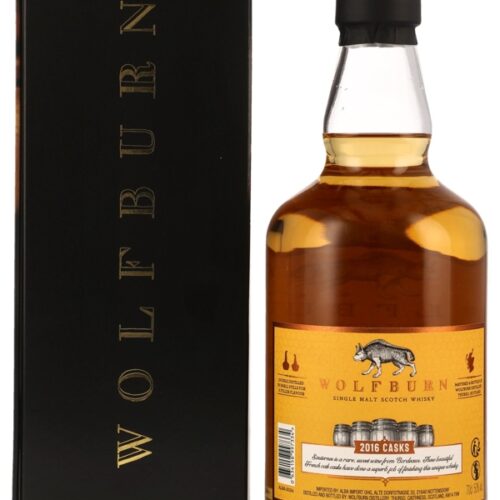 Wolfburn - First Fill Sauternes Casks - Matured in Bourbon Barrels - Limited Release - Vibrant Stills - Highland Single Malt Scotch Whisky R Wolfburn - First Fill Sauternes Casks - Matured in Bourbon Barrels - Limited Release - Vibrant Stills - Highland Single Malt Scotch Whisky