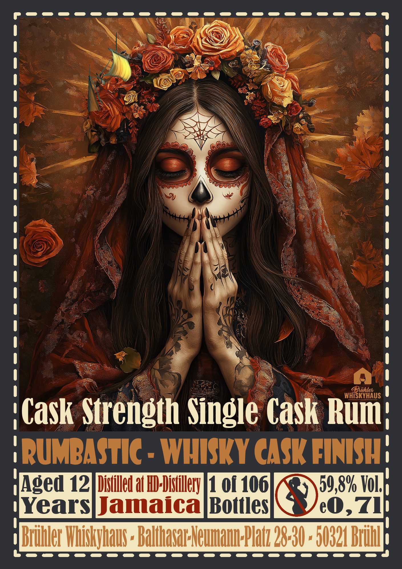 0,7l Jamaica 12 Jahre (HDDistillery) Whisky Cask Finish