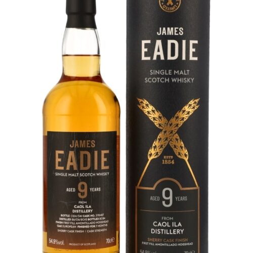 Caol Ila 9 Jahre - Vintage 2015 - Sherry Cask Finish - Cask No. 378487 - Single Cask - Cask Strength - James Eadie - Single Malt Scotch Whisky