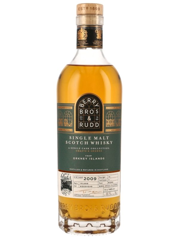 Orkney Islands 14 Jahre - Vintage 2009 - Cask No. 3 - Coasts & Shores - A Single Cask Collection - Berry Bros. & Rudd - Single Malt Scotch Whisky Orkney Islands 14 Jahre - Vintage 2009 - Cask No. 3 - Coasts & Shores - A Single Cask Collection - Berry Bros. & Rudd - Single Malt Scotch Whisky