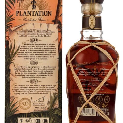 Plantation - 20th Anniversary - XO - Extra Old - Barbados Rum R Plantation - 20th Anniversary - XO - Extra Old - Barbados Rum
