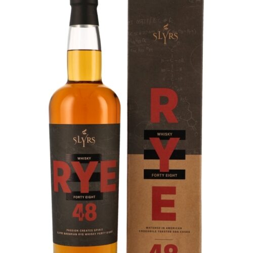 Slyrs RYE 48 - American Crocodile Toasted Oak Casks - Bavarian Rye Whisky Slyrs RYE 48 - American Crocodile Toasted Oak Casks - Bavarian Rye Whisky
