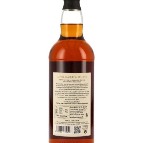 Speyside Single Malt 10 Jahre - Finished in European Oak Oloroso Sherry Hogsheads - James Eadie - Single Malt Scotch Whisky