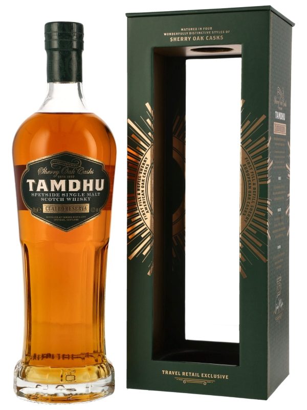 Tamdhu Quatro Reserva - Sherry Oak Casks - Travel Retail Exclusive - Speyside Single Malt Scotch Whisky