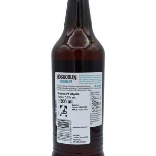 Wychwood Brewery - Hobgoblin Original IPA - India Pale Ale (IPA) - 0,5l - Neue Ausstattung