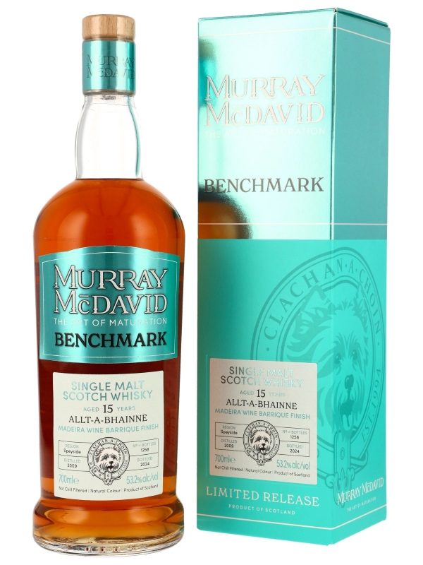 Allt-A-Bhainne 15 Jahre - Vintage 2009 - Madeira Wine Barrique Finish - Murray McDavid - Benchmark - Limited Release - Single Malt Scotch Whisky