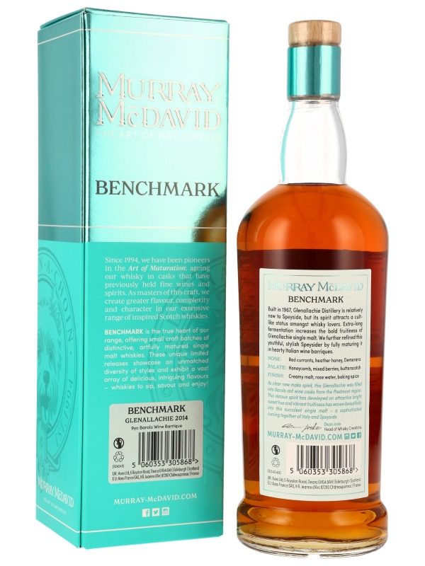 Glenallachie 9 Jahre - Vintage 2014 - Barolo Wine Barrique - Murray McDavid - Benchmark - Limited Release - Single Malt Scotch Whisky R Glenallachie 9 Jahre - Vintage 2014 - Barolo Wine Barrique - Murray McDavid - Benchmark - Limited Release - Single Malt Scotch Whisky