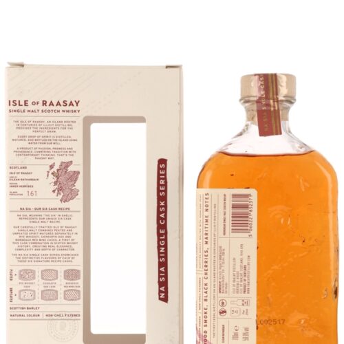 Isle of Raasay - Peated - Na Sia Single Cask Series - Bordeaux Red Wine Cask #18721 - Hebridean Single Malt Scotch Whisky R Isle of Raasay - Peated - Na Sia Single Cask Series - Bordeaux Red Wine Cask #18/721 - Hebridean Single Malt Scotch Whisky