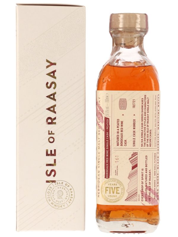 Isle of Raasay - Peated - Na Sia Single Cask Series - Bordeaux Red Wine Cask #18721 - Hebridean Single Malt Scotch Whisky S Isle of Raasay - Peated - Na Sia Single Cask Series - Bordeaux Red Wine Cask #18/721 - Hebridean Single Malt Scotch Whisky