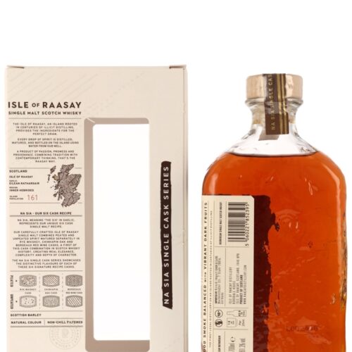 Isle of Raasay - Peated - Na Sia Single Cask Series - Chinkapin Oak Cask #1969 - Hebridean Single Malt Scotch Whisky R Isle of Raasay - Peated - Na Sia Single Cask Series - Chinkapin Oak Cask #19/69 - Hebridean Single Malt Scotch Whisky
