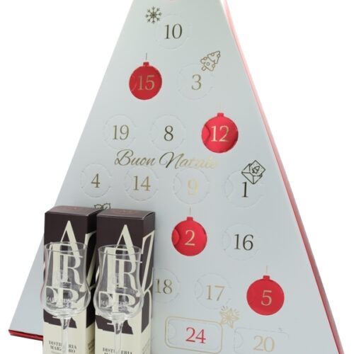 Marzadro - Calendario dell'Avvento - Adventskalender - 4 x 10cl und 20 x 5cl incl. 2 Gläser Marzadro - Calendario dell'Avvento - Adventskalender - 4 x 10cl und 20 x 5cl incl. 2 Gläser