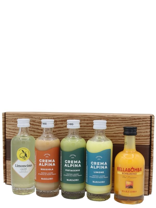 Marzadro - Liqueur - 5 x 5cl - Likör - Geschenkset Marzadro - Liqueur - 5 x 5cl - Likör - Geschenkset