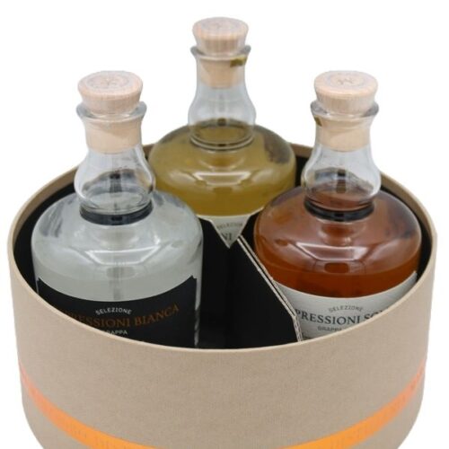 Marzadro - Selezione Espressioni - 3 x 35 cl - Grappa - Geschenk-Set 2 Marzadro - Selezione Espressioni - 3 x 35 cl - Grappa - Geschenk-Set